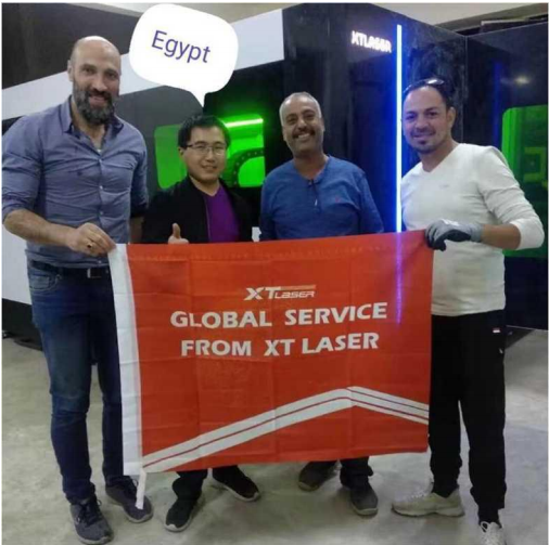 Bekymringsfri service start fra en ny dag XTlaser After sales Global Service Line Pakistan Station